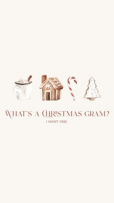 what's a christmas gramp? i want one greeting card with candy canes and gingerbread house