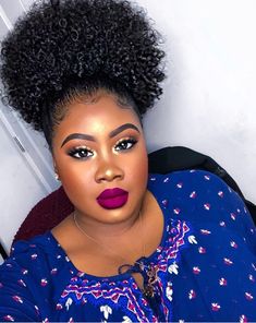 Lipstick Dark Skin, Dramatic Makeup Looks, Purple Matte Lipstick, Eyeshadow Brown, Cute Eyeshadow Looks, Face Face, Afrikaanse Mode, Purple Makeup