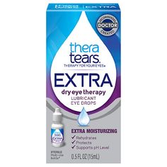 Extra Moisturizing Rehydrates Dry Eyes Protects Against further irritation Supports Natural Tear pH level Made in Switzerland 1-800-579-8327 Best Eye Drops, Medical Branding, Dry Eye Symptoms, Eye Tricks, Medicine Packaging, School Store, Dry Eye, Packaging Diy, Itch Relief