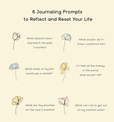 Reset Your Life, Life Reset, Morning Journal Prompts, Morning Journal, Healing Journaling