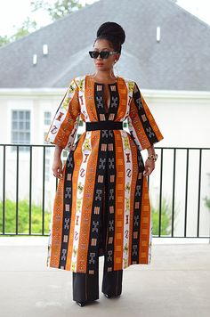 Beautiful Ankara Kimono Duster. **Comes with belt that is the same fabric as the print** Loose Fit Has Pockets Fabric is 100% cotton with no stretch.  *Authentic African fabric. Hand Made. *Please note that pattern placement may    vary slightly with each piece. *Color may vary slightly due to lighting . Model is 5'5 and is wearing a Small. Size up if you fall in between sizes. Size Chart XS: US 2 (Bust 32, Waist 25, Hip 34)  Small: US 4/6 (Bust 36, Waist 28, Hip 38) Medium: US 8/10 (Bust 40, Waist 32, Hip 42) Large: US 12/14 (Bust 44, Waist 36, Hip 46) XLarge: US 16/18 (Bust 50, Waist 42, Hip 52) XXL (2XL): US 20/22 (Bust 56, Waist 48, Hip 58) Ankara Kimono Pattern, Kimono Duster Outfit, African Modern Fashion, African Kimono Ankara, African Kimono Outfit, Kimono Modern Fashion, Ankara Kimono Outfit, Kimono And Dress Outfit, Kimono Ankara Styles