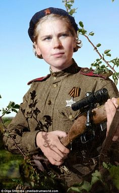 Ww2 Photos, Colorized Photos, Soviet Army, Military Personnel