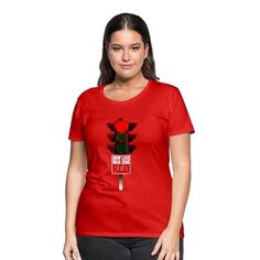 Show Love Wear some RED Red Day, Red Tee, Viscose Fabric, Wearing Red, Kelly Green, Ice Blue, Things To Buy, Custom Clothes, Women Brands