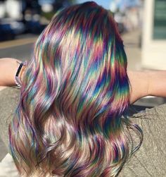 Hair Undercolor, Toning Hair, Exotic Hair Color, Exotic Hair, Oil Slick Hair, Exotic Hairstyles, Rainbow Hair Color, Celebrity Hair, Pinterest Hair