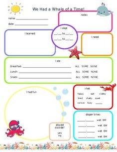 a printable worksheet for kids to help them learn how to read and write