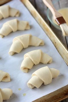 the dough is rolled up and ready to go into the baking pan for the recipe