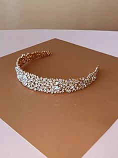 Buy NATALI Swarovski Bridal Headpiece, Wedding Headpiece Online | Ellee Couture Boutique Elegant Headpiece, Gold Headpiece Wedding, Pearl Bridal Headpiece, Pearl Bridal Headband, Silver Head Piece, Gold Headpiece, Boutique Couture, Fascinator Headband, Breathtaking Wedding