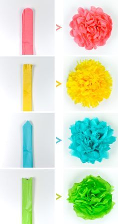 Diy Fleur, Săpunuri Handmade, Tissue Paper Crafts, Fest Temaer, Idee Babyshower, Tissue Flowers, Fleurs Diy