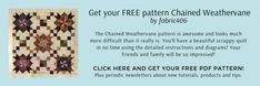 an advertisement for a quilter's free pattern