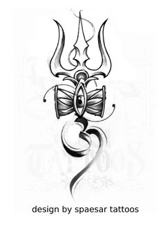 Trishool Tattoo, Trishul Tattoo Design, Trishul Tattoo Designs, Trishul Tattoo, Band Tattoo Designs, God Tattoos, Calligraphy Tattoo, Shiva Tattoo, Band Tattoo