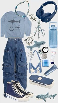 Sharkcore Outfits, Vibe Clothes, Mode Inspo, 가을 패션