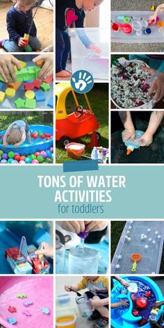 tons of water activities for toddlers