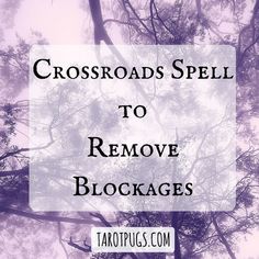 If you feel that blockages are preventing you from progressing further in an area of your life, whether studies, career, love, money, spirituality, etc., this spell is designed to help remove these… Crossroads Spell, Money Spirituality, Road Opener Spell, Real Spells, Remove Blockages, Witchcraft Spells For Beginners, Prosperity Spell, Easy Love Spells