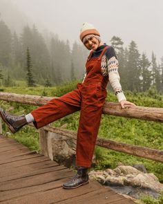 Organic Corduroy Overall | United By Blue Fall Camping Outfits, Corduroy Dungarees, Corduroy Overall, Chunky Sweaters, United By Blue, Overalls Outfit, Camping Outfits, Fair Isle Sweater, Mode Inspo