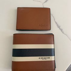 Price Is Firm! Coach Nwt F75086 Compact Id Leather Wallet Saddle Retail Price: $175 4.25" (L) X 3.75" (H) Calf Leather 2 Full Length Billfold Compartments 8 Credit Card And 2 Multifunction Pockets Removable Id Passcase With 1 Id Window And 2 Credit Card Pockets Comes With Price Tag, Care Card And Tissue All Items Are Guaranteed 100% Authentic, And Are From A Smoke-Free, Pet-Free Home. Coach Leather Bags With Card Slots, Designer Coach Leather Wallets, Coach Leather Bifold Bag, Coach Designer Wallets For Everyday Use, Designer Coach Wallets For Everyday Use, Coach Leather Wallets For Business, Coach Brown Wallet For Business, Classic Coach Leather Wallets, Coach Leather Wallet For Daily Use