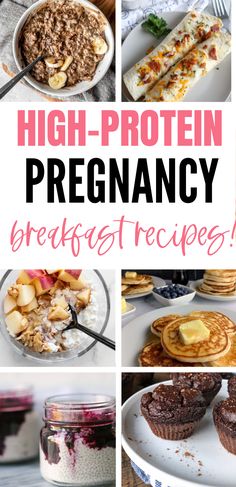 10 High-Protein Pregnancy Breakfast Recipes Meal Plan For Pregnant Women, Pregnancy Breakfast, Pregnancy Dinner, Diet Dishes, Healthy Pregnancy Snacks, Food During Pregnancy, Pregnancy Eating, Healthy Pregnancy Food, Pregnancy Meal Plan