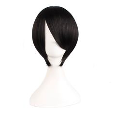 PRICES MAY VARY. 100% Brand New Material : 100% Kanekalon Fiber Length: Approx 25cm Adjustable Monofilament Net Package included: 1 Short straight full wig 1. Our wig product is made of Kanekalon fiber, which is a thermostable Material, it can be curled or straightened by Electronic Hair stick less than 120 ¡æ. in General, The appropriate temperature is About 70-90 ¡æ, as too High temperatures permanently damage The Hair. 
 
 2. Our wig product cannot be dyed. Because there are no Hair cuticle t Hair Rods, Tomboy Haircut, Short Paragraph, Androgynous Hair, Wigs Straight, Party Wig, Bangs For Round Face, Straight Wigs, Wig Party