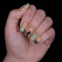 Jacky on Instagram: “I did some cacti nails because I love cacti and succulents! 🌵 I actually have a flowering cactus at the moment 🌸 - Polishes - @kbshimmer…” Cacti Nails, Flowering Cactus, Cacti And Succulents, Class Ring, Cactus, I Love, In This Moment