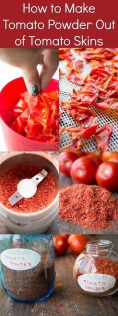 how to make tomato powder out of tomatoes and seasoning them with salt or pepper