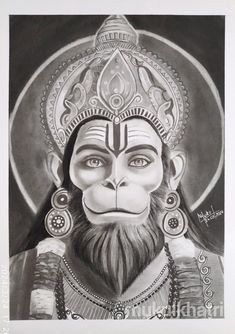 #sketch #handmade #art #artwork #painting #creative #sketchbook #sketching #hanumansketch #hanuman #hanumanjayanti #godpainting #hindugods #artisticdrawings