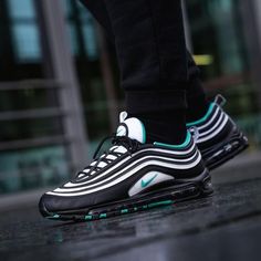 Nike Air Max 97 Black, Nike Kicks, Dope Music, Tenis Nike, Fresh Shoes, Fresh Kicks