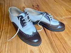 Oxford Shoes Brown, Lightweight Shoes, Rockabilly Style, Rockabilly Fashion, Light Weight Shoes, Shoes Brown, Women Oxford Shoes, 4 Inch Heels, Canterbury