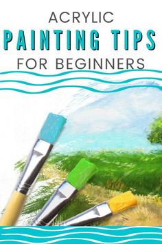 acrylic painting tips for beginners that are easy to use and great for kids