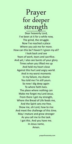 a poem written in black and green with the words prayer to rerew my spirit