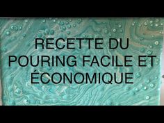 the words recette du pouring facile et economique