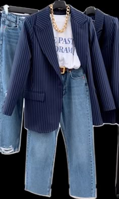 Blazer And Jeans, Outfit Ideas Aesthetic, Spring Outfit Ideas, Neue Outfits, Business Outfit, Casual Work Outfits, Ideas Aesthetic, Mode Inspo, Looks Chic