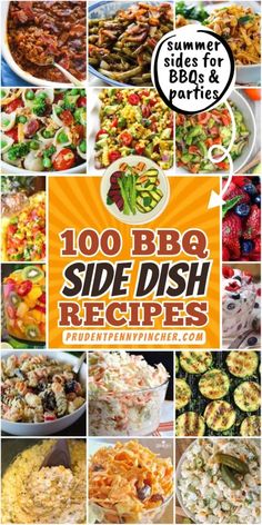 the cover of 100 bbq side dish recipes