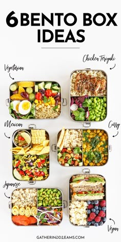 Bento Box Ideas Veggie Packed Lunch Ideas, Health Packed Lunch To Work, Packed Lunch For Work, Food Recipes For Work Lunch, Healthy Recipes For Work, No Heat Pasta Lunch, Bbg Food Ideas, Clean Bento Box Lunch, Bento Menu Lunch Ideas