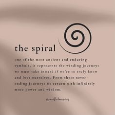 the spiral quote is shown in black and white