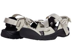 KEEN Zerraport II - Women's Shoes : Silver Birch/Black : Find comfort in all the right places with the KEEN Zerraport II sandals. This sandal pairs well with just about anything in the wardrobe and is durable against wet conditions so enjoy activities in comfort and style. Cushioned footbed is infused with probiotic technology to naturally break down sweat odor without heavy metals or hazardous chemicals. KEEN.DRY waterproof, breathable membrane keeps out the wet elements for a drier, more comfortable foot environment. Features PFC-free water repellency technology to keep out the wet elements. Quick-dry adjustable webbing. Synthetic insole and outsole. Adjustable buckle closure. Textile upper and lining. Closed toe. Imported. Measurements: Weight: 10 oz Product measurements were taken usin Keen Zerraport, Shoes Silver, Silver Birch, Silver Shoes, Nike Huarache, Heavy Metal, Shoes Sandals, Cool Outfits