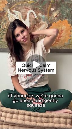 Kaity | Emotional & Nervous System Regulation on Instagram: "Quickly calm the nervous system with this gentle technique. 

I am a fan of a good ear massage. Why? Because A) its so easy. One of the things I do in the car when I take my kids to school B) the ear has is basically a map of the entire body so massaging it alone feels heavenly. 

Adding in the gentle neck massage and its truly chefs kiss for your nervous system.

Repeat on both sides!!" Ear Massage, Calm The Nervous System, Nervous System Regulation, Chefs Kiss, Acupressure Points, The Nervous System, Neck Massage, Reflexology, Acupressure