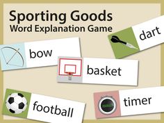 several different types of words that are in the same language, including sports and basketball