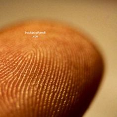 a close up view of a person's finger