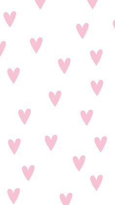 pink hearts on white background for valentine's day wallpaper or wrapping paper design