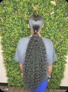 Ponytail With Weave Curly, Slickback Ponytail Weave Curly, Middle Part Slick Back Ponytail Weave Curly, Waterwave Hairstyle Ponytail, See In Ponytail, Curly Extended Ponytail Weave, Middle Part Ponytail Weave Curly, Slick Ponytail Weave Curls, Long Curly Ponytail Black Women