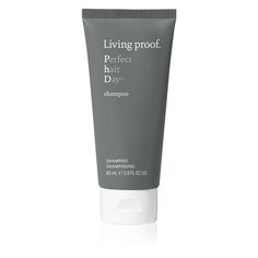 Perfect Hair Day Shampoo is powered by Living Proof�’s patented healthy hair molecule (OFPMA) to smooth, polish and protect strands. This formula helps create visibly healthier hair, and helps repel dirt and oil to keep hair cleaner, longer. It is also color-safe and safe for chemically treated hair. A formula that enhances hair smoothness, volume, strength, and shine. | Perfect Hair Day Shampoo Travel Size Living Proof Shampoo, Shampoo Travel Size, Sleek Blowout, Swedish Beauty, Hair Concerns, Blow Dry Hair, Citrus Fragrance, Healthier Hair, Sulfate Free Shampoo