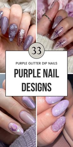 If you love long nails, these 33 nail designs purple are for you! From almond-shaped nails with glitter to neon purple, these ideas will inspire your next manicure. Try lavender or simple gel designs for a chic look. Save this pin to your Nail Inspiration board and visit the article for more! Fall Purple Nails Art Designs, Purple Nails Christmas, Toe Nail Designs Purple, Purple Winter Nail Designs, Purple Christmas Nail Designs, Lavender Acrylics, Simple Gel Designs, Lavender Nails With Glitter, Purple Christmas Nails