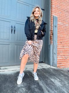 New looks with Shein are up on the blog! You can shop my cheetah print skirt, Blondie tee, jacket, Golden Goose dupe sneakers & more + use  my promo code "AnnaQ415" for 15%  off! Life & Lattes | Shein Haul | Fashion Blogger