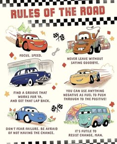 the rules of the road for cars