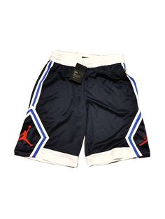 Nike Jordan Rise Diamond Dri-Fit Basketball Shorts Blue/White/Red Men's Rare Med. Condition is "New with tags". Shipped with USPS First Class. Nba Outfit, Free T Shirt Design, Teen Swag Outfits, Basketball Clothes, Concept Clothing, Street Style Outfits Men, Cool Outfits For Men, Active Wear Shorts, Streetwear Men Outfits