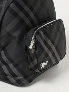 Backpack BURBERRY Men color Charcoal Burberry Rucksack, Burberry Backpack, Burberry Men, Men's Backpack, Charcoal Color, Burberry Bag, Backpack Bags, Patch Pocket, Burberry