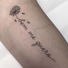 a woman's arm with a tattoo that reads, be brave