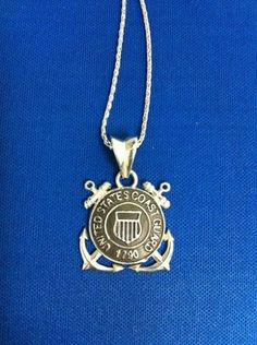 Coast Guard Wife, Coast Gaurd, Coast Guard Academy, Semper Paratus, Navy Jewelry, Military Jewelry, Gifts For Men And Women, Chain And Pendant, Navy Sailor