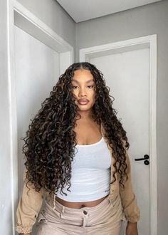 Pic And Drop Braids Curly, Hairstyles To Hide Extensions, Black Curly Braids, Cute Box Braids, Goddess Braids Hairstyles, Braids Hairstyles Pictures, Braided Cornrow Hairstyles, Cute Box Braids Hairstyles