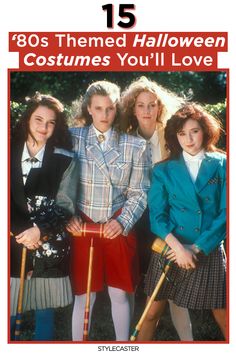 an advertisement for the movie'80s themed halloween costumes you'll love '