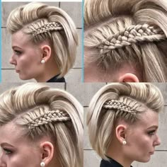 Trendy festival hairstyle ideas for long and short hair - miss mv Viking Hairstyles Female, Short Hair For Kids, Viking Hairstyles, Long And Short Hair, Caramel Highlights